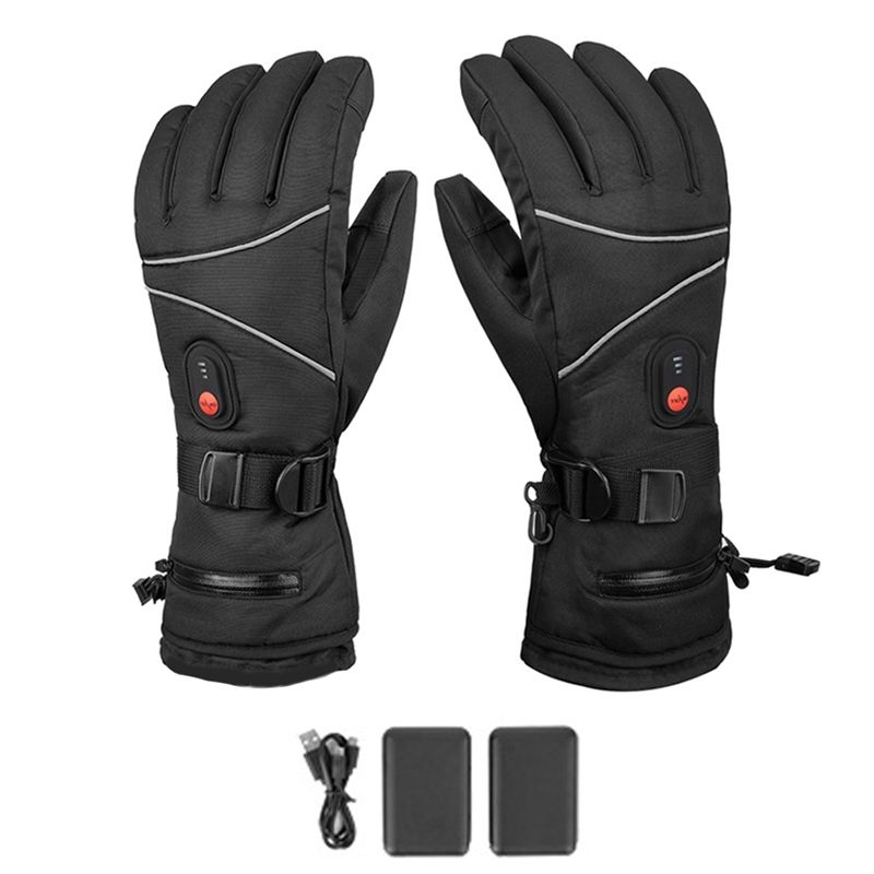 Heated Gloves Electric - X08A 1 paar thermische handschoenen, winddichte
