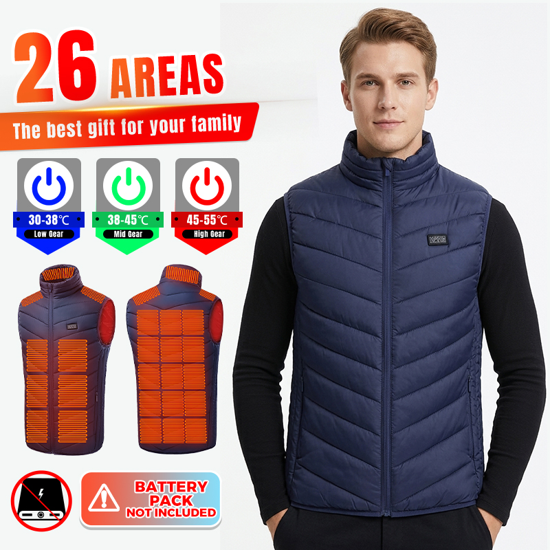 Winter Clothing Hiking - Slimme verwarmde vest 26 zones heren