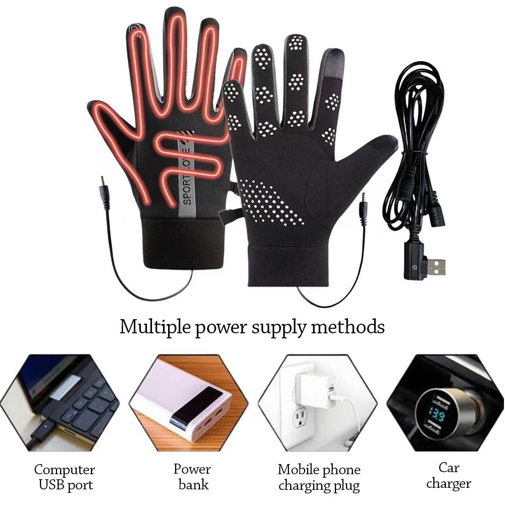 Creatieve winter USB-verwarmde - Heated Gloves Electric recensie en prijs