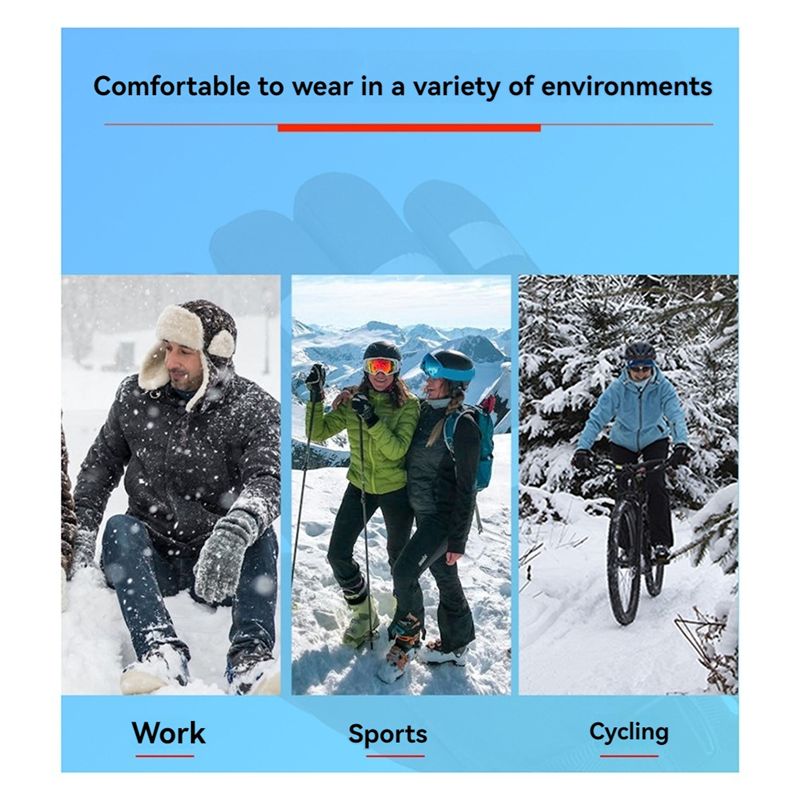 X08A 1 paar thermische handsch - Heated Gloves Electric recensie en prijs